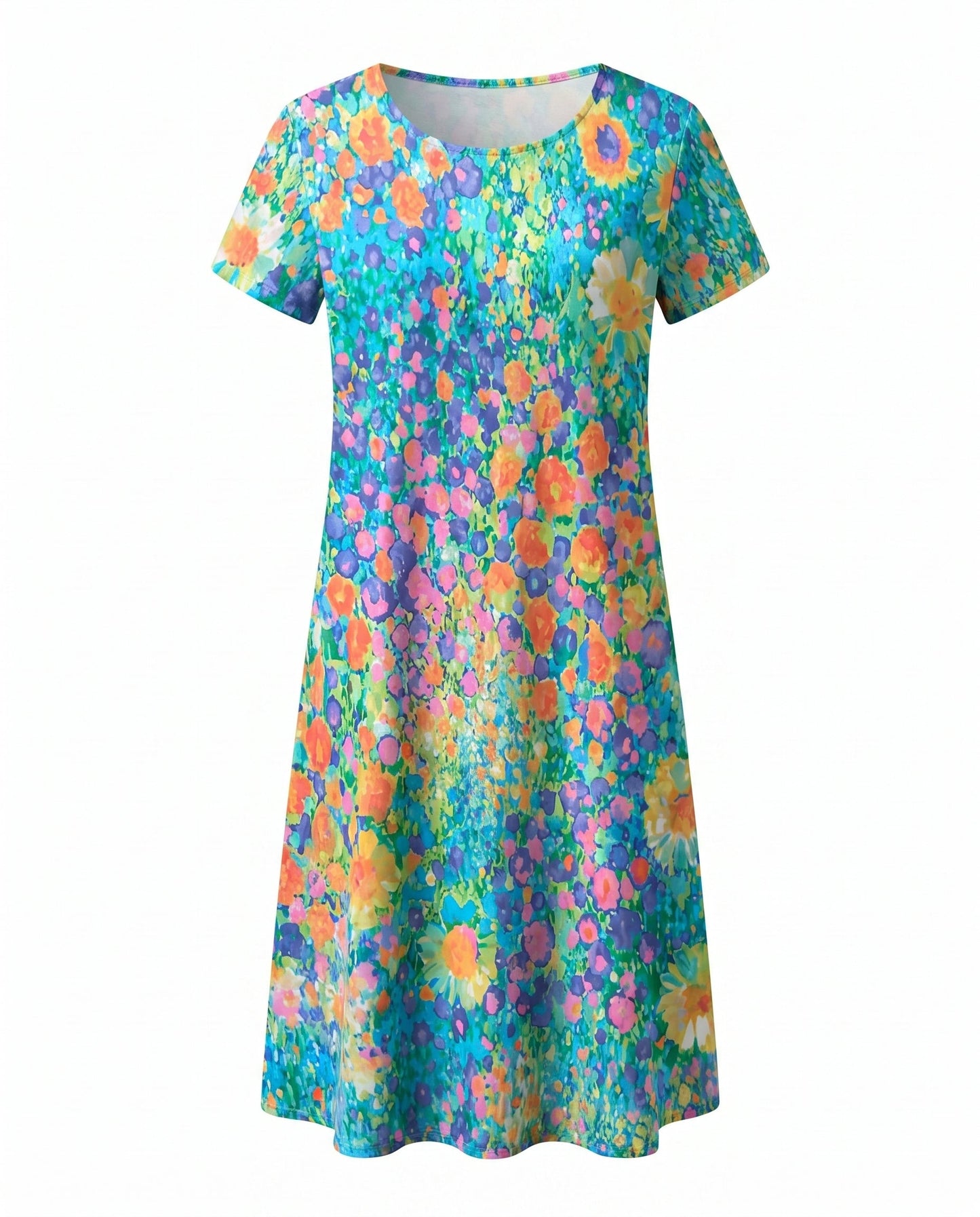 Sienna Women's Midi Dress | Lightweight A-Line, Summer Style 11