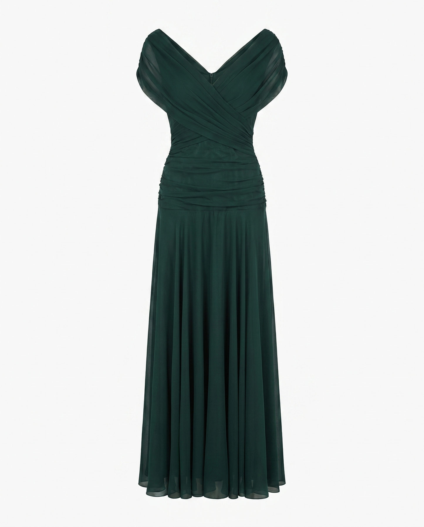 Diana Women's Maxi Dress | Elegant Chiffon, Off-Shoulder Evening Gown 7