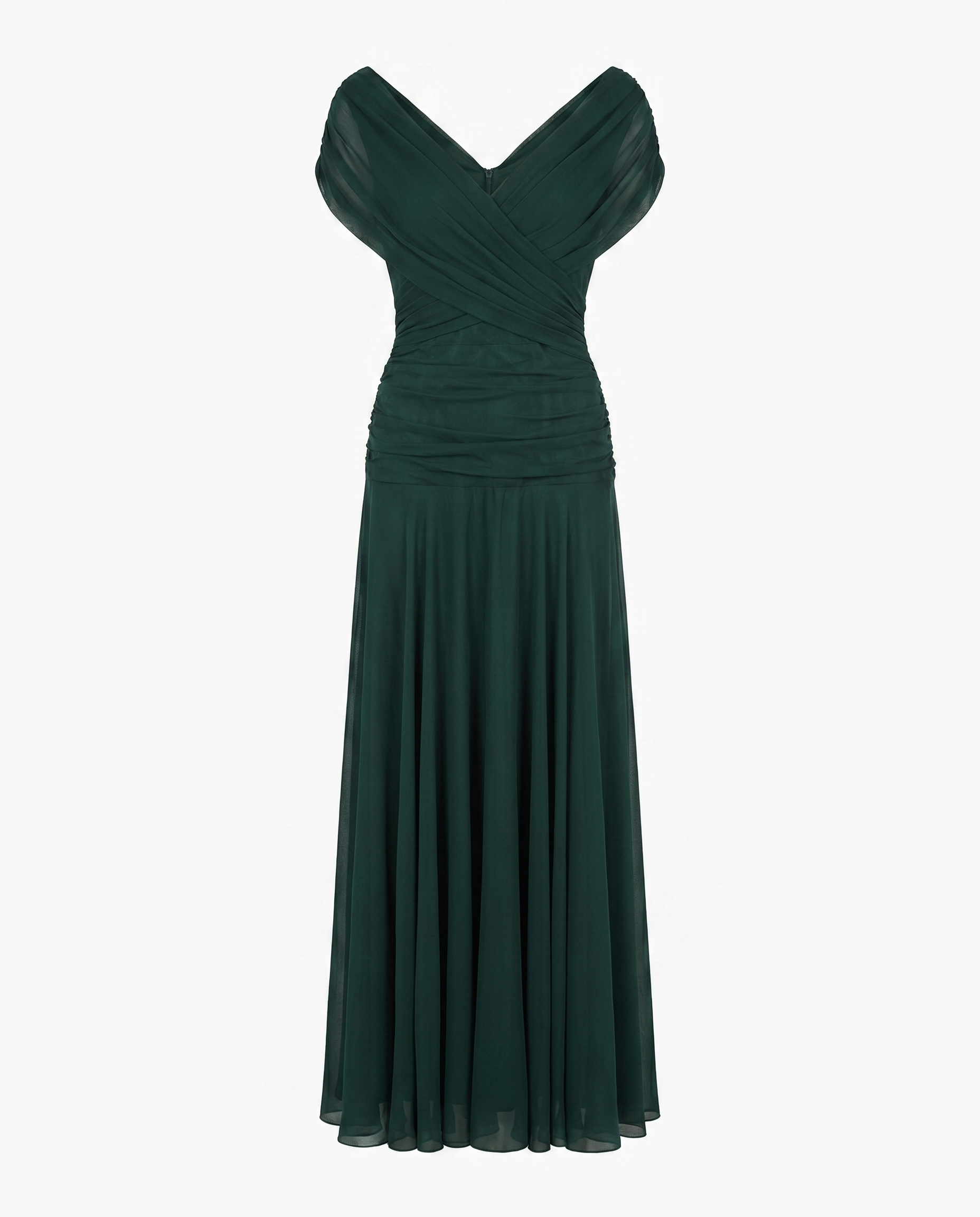 Diana Women's Maxi Dress | Elegant Chiffon, Off-Shoulder Evening Gown 7