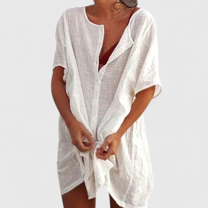 Luna Women's Summer Dress | Lightweight Breezy Tunic 0