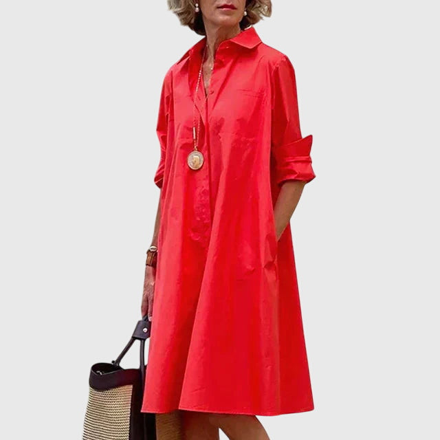 Parker Women's Summer Dress | Soft Fabric, Functional Pockets 1