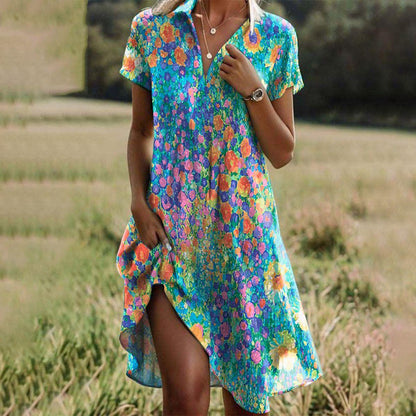 Sienna Women's Midi Dress | Lightweight A-Line, Summer Style 0