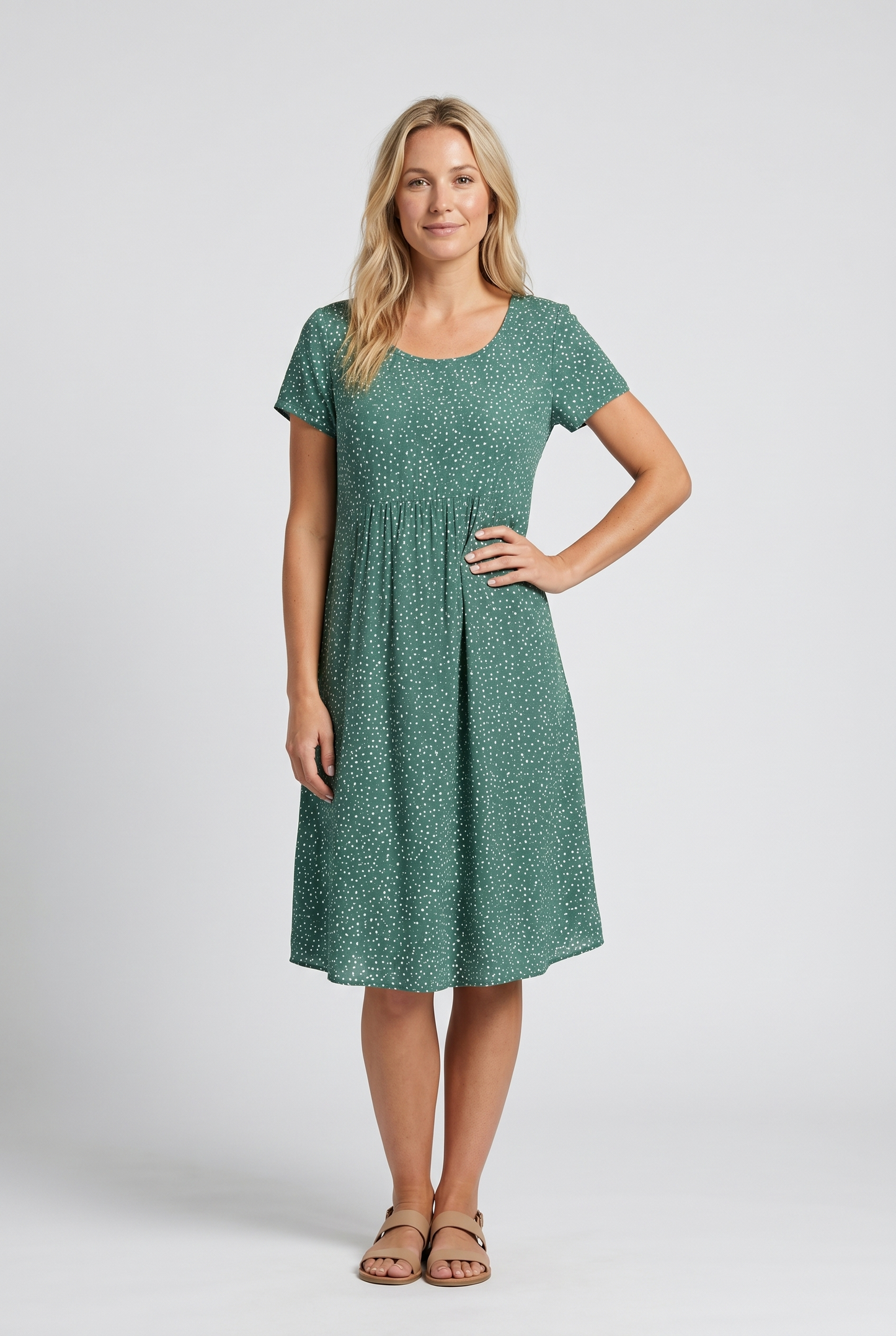 Sienna Women's Midi Dress | Lightweight A-Line, Summer Style 2