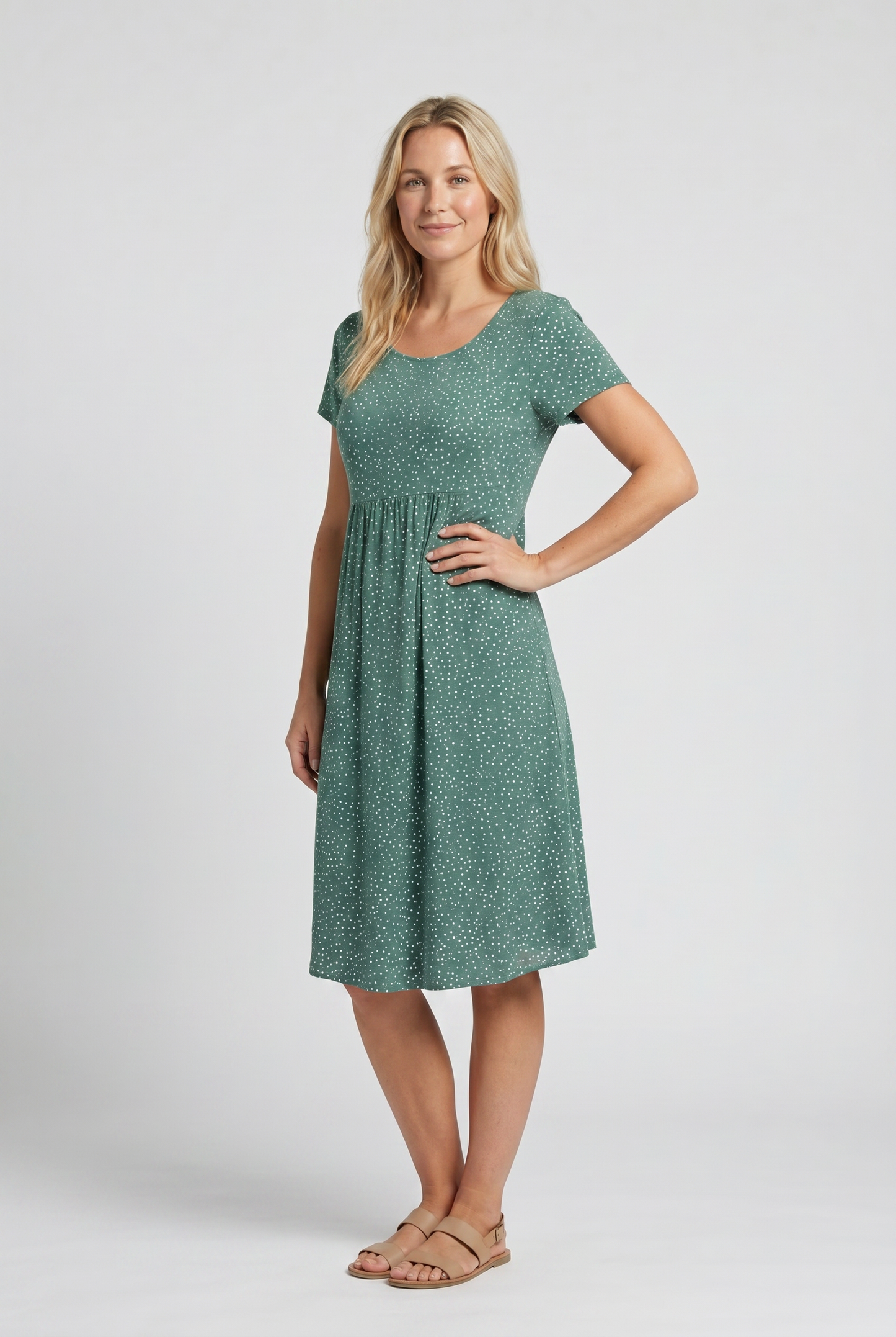 Sienna Women's Midi Dress | Lightweight A-Line, Summer Style 3