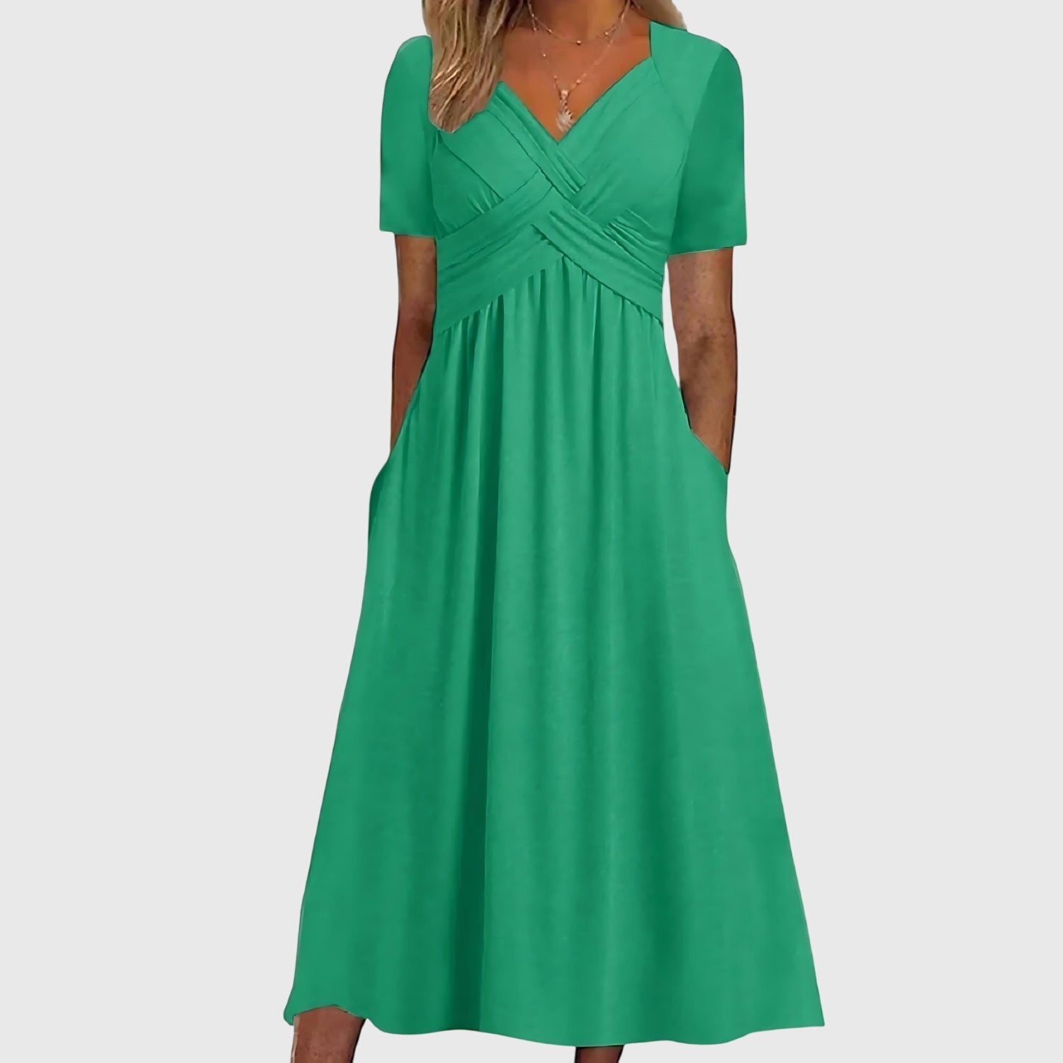 Vera Women's Midi Dress | Flattering A-Line, Tummy Control 0